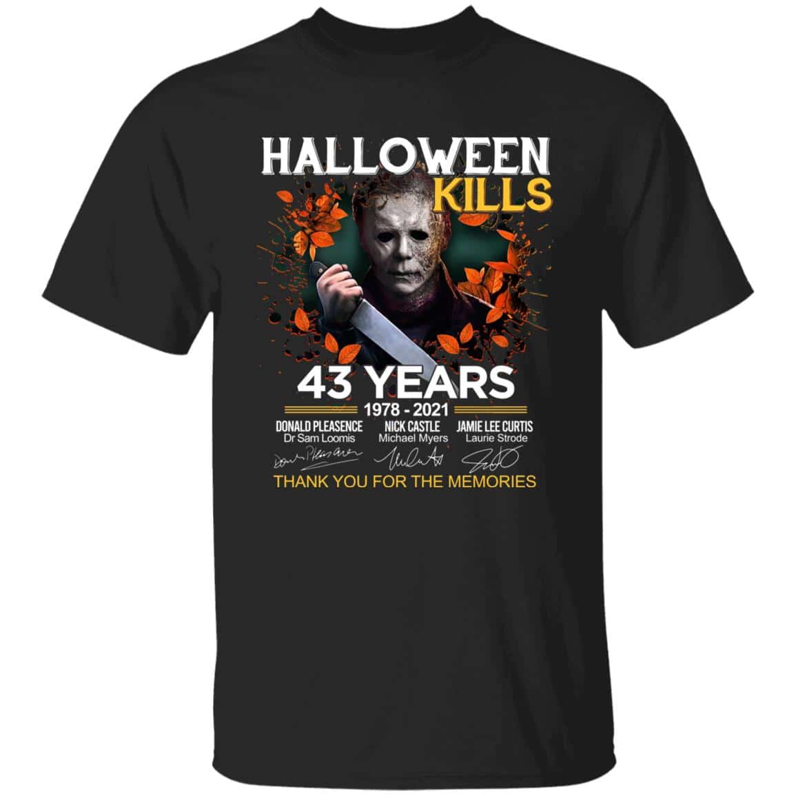 2. Halloween Kills 43 Years (6), Black, Unisex T-Shirt