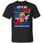9 HG. Let's Go Brandon Take America Back, Black, Unisex T-Shirt