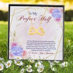 7vt. To My Perfect Half Infinity Heart Necklace (gold) 7