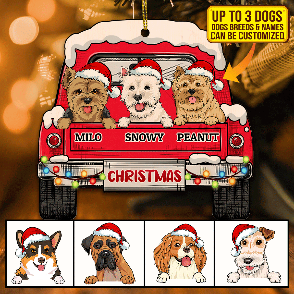 8. Dog Car Christmas (custom 1200) 2