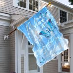 8. Believe In Possibilities House Flag Mockup 6