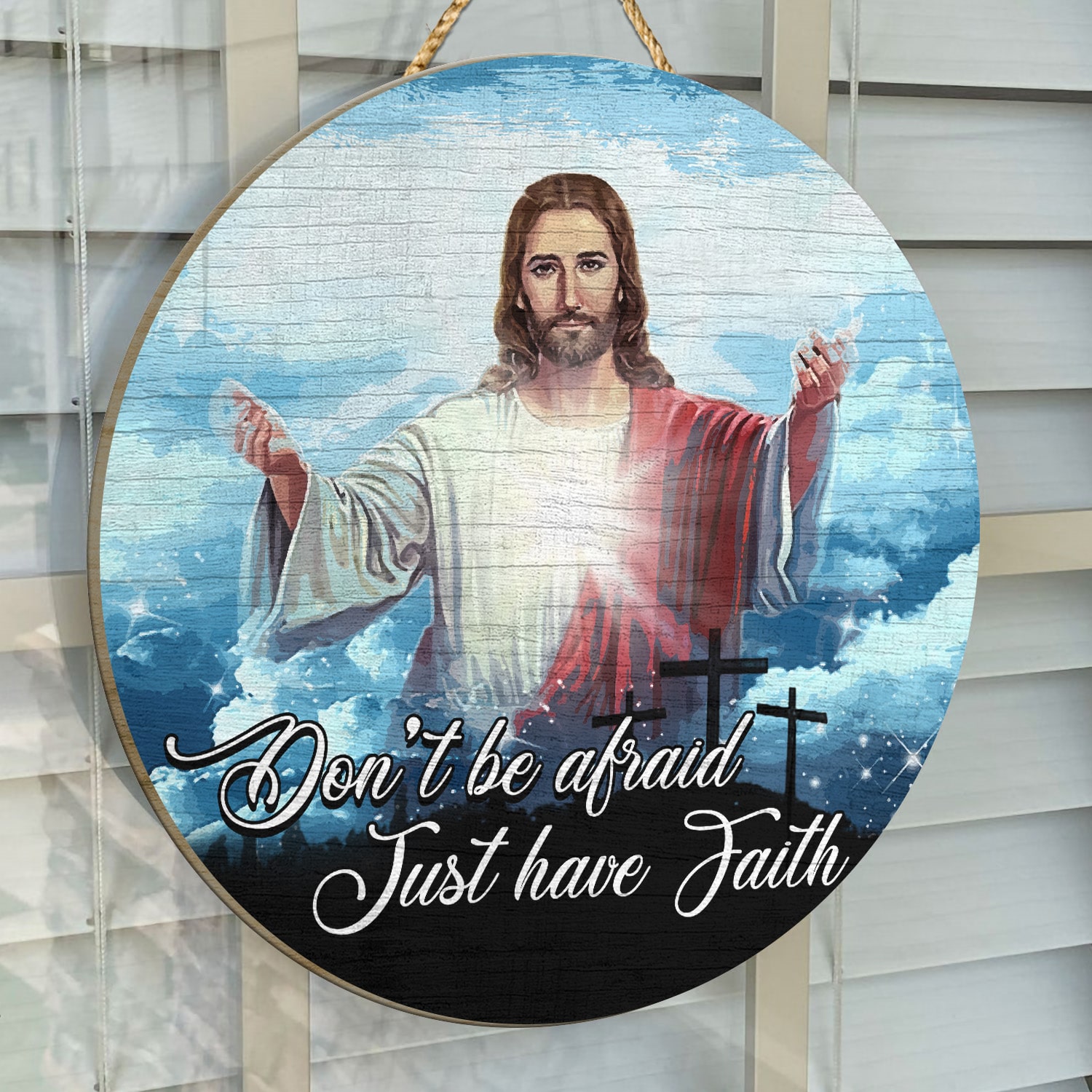 3o. Don't Be Afraid Door Sign Mockup 14 3o. Don't Be Afraid Door Sign Mockup 14