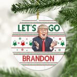 16 Hg Uu Tien. Trump Let's Go Brandon Ugly Ornament Mockup 1