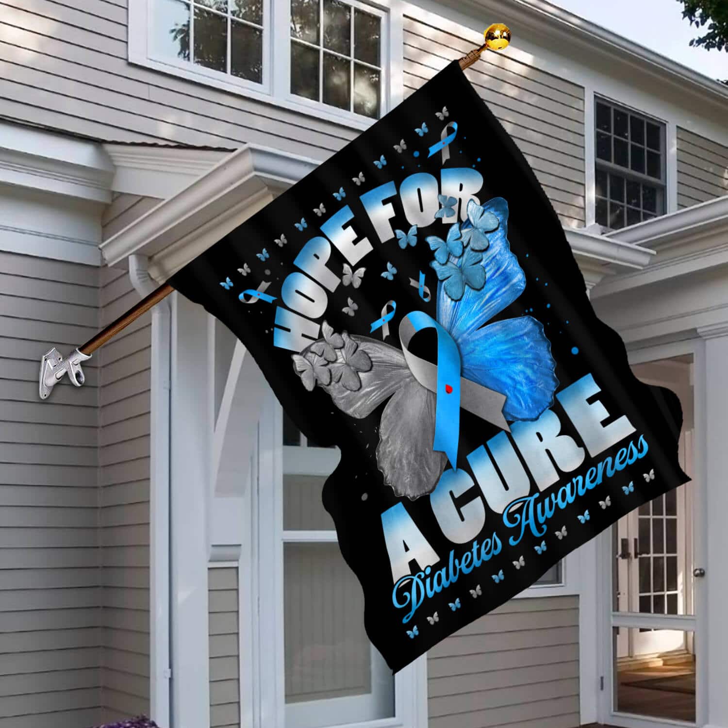 30x40 House Flag Mockup 6