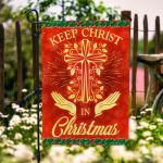 7kng. Christ Christmas 30x40 Garden Flag Mockup 6 7kng. Christ Christmas 30x40 Garden Flag Mockup 6