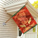 7kng. Christ Christmas 30x40 House Flag Mockup 2 7kng. Christ Christmas 30x40 House Flag Mockup 2