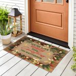 9kng. Into Christmas (sample Design) Doormat Mockup 8