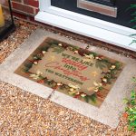9kng. Into Christmas (sample Design) Doormat Mockup 10