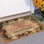 9kng. Into Christmas (sample Design) Doormat Mockup 11