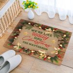 9kng. Into Christmas (sample Design) Doormat Mockup 2