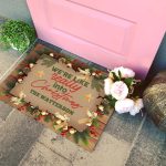 9kng. Into Christmas (sample Design) Doormat Mockup 4