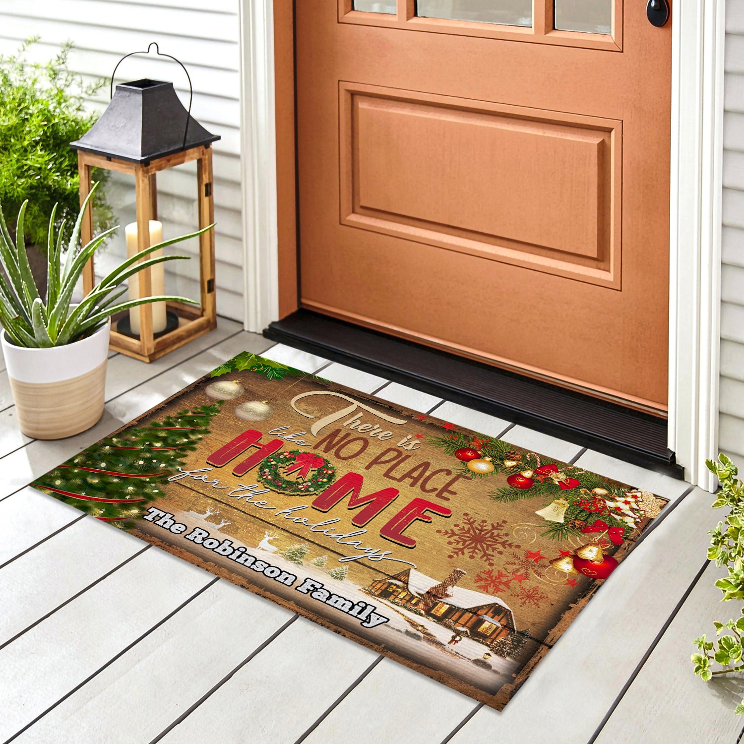 15kng. No Place Home (sample Design) Doormat Mockup 8