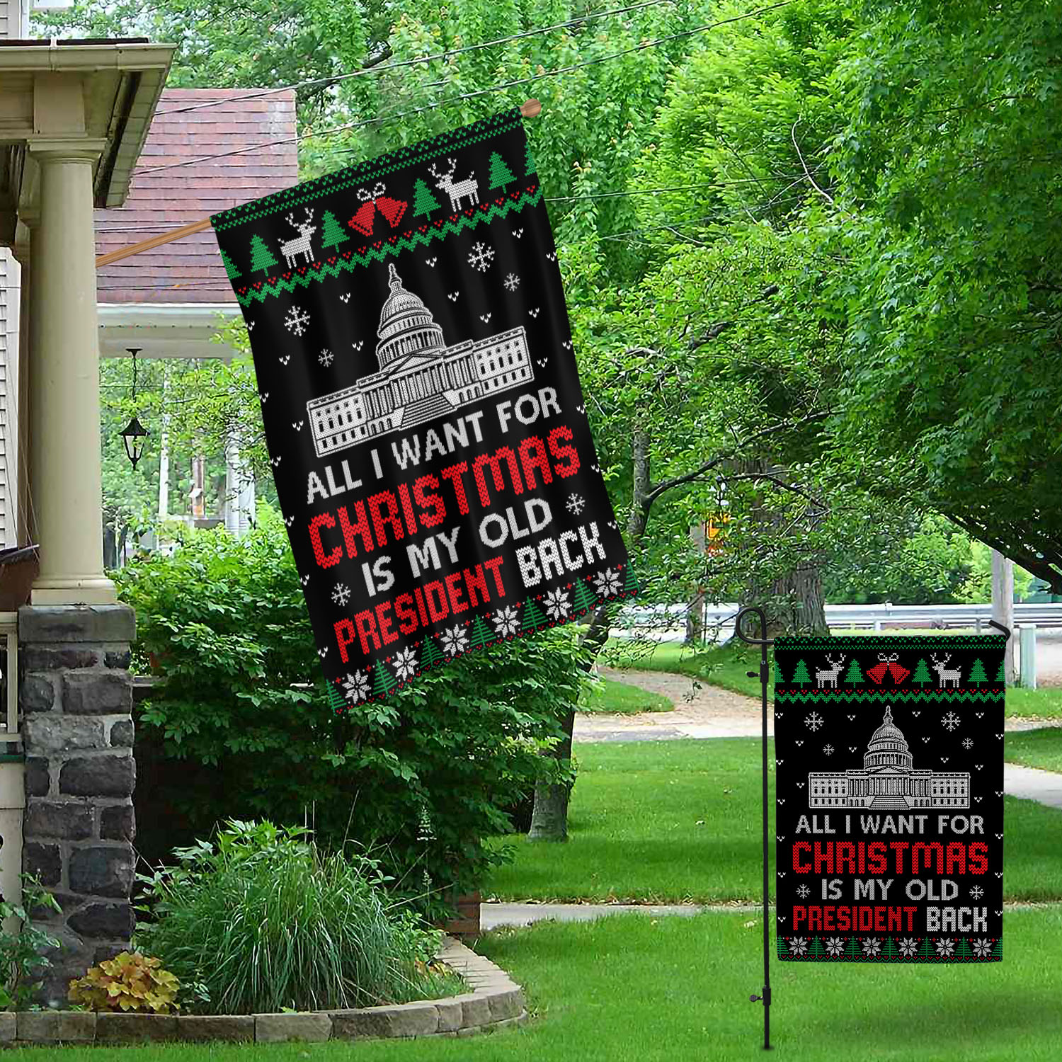 6vt. Old President All I Want Garden & House Mockup 1