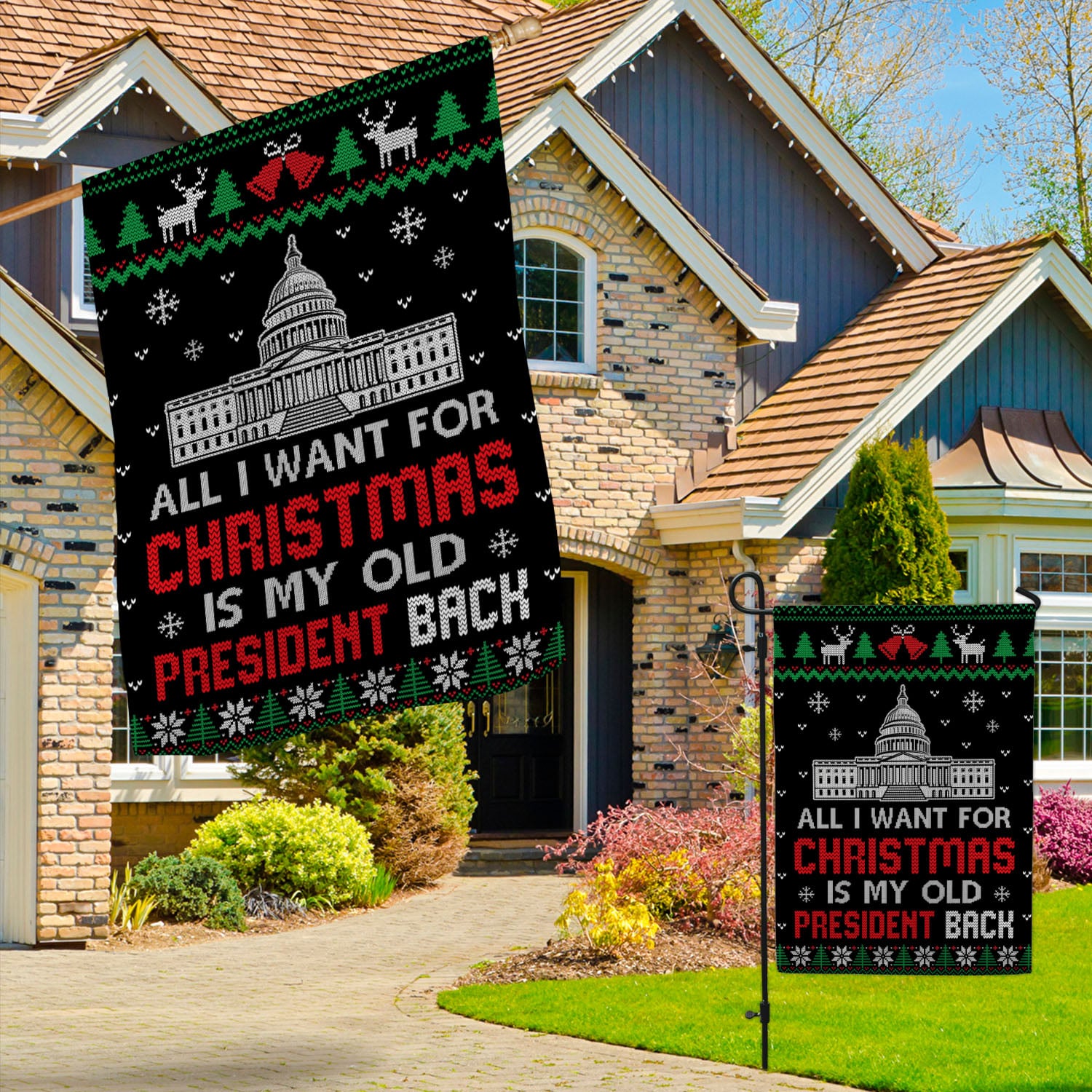 6vt. Old President All I Want Garden & House Mockup 3