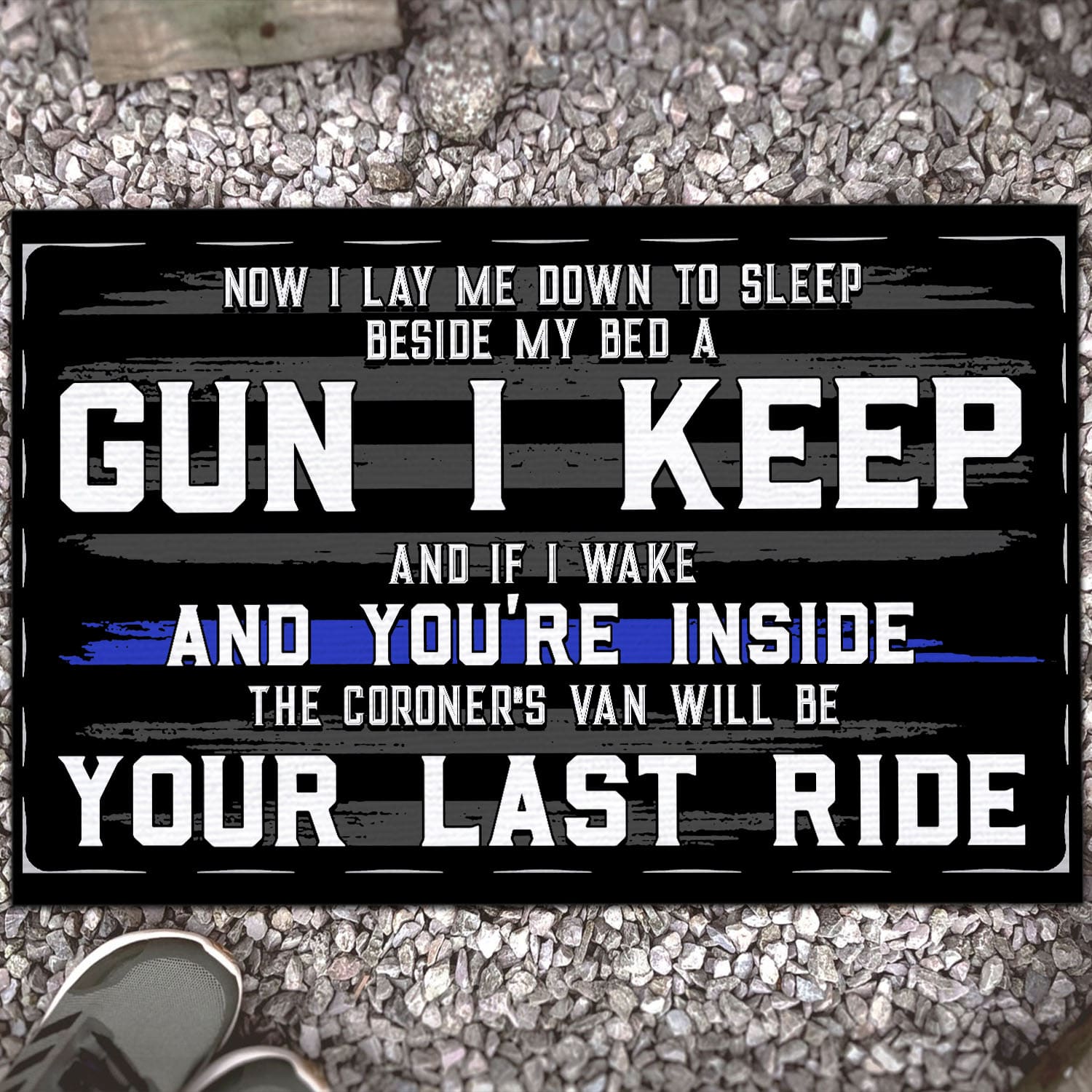 1 Hg. Gun I Keep 1 Doormat Mockup 13