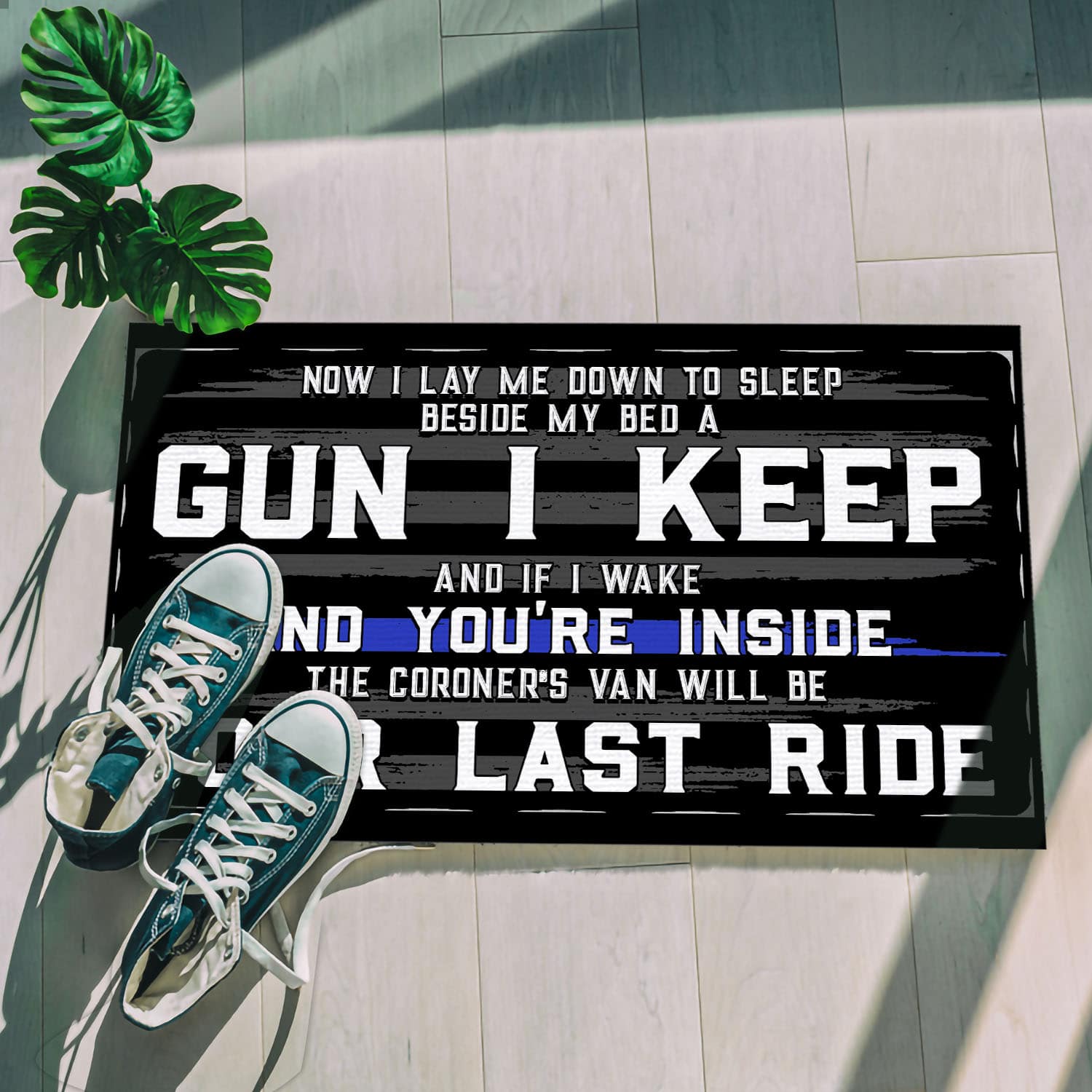 1 Hg. Gun I Keep 1 Doormat Mockup 5