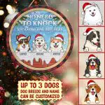 8vt. No Need To Knock Dog Breeds Door Sign Mk4