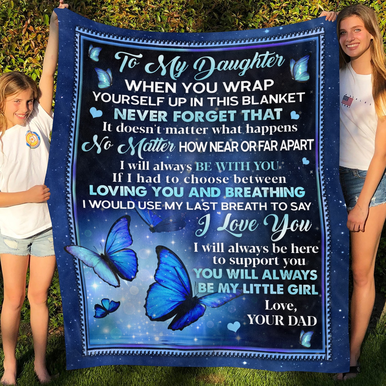 4o. To My Daughter When You Dad Fix Blanket Mockup 5