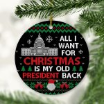 6vt. Old President All I Want Ornament Mockup