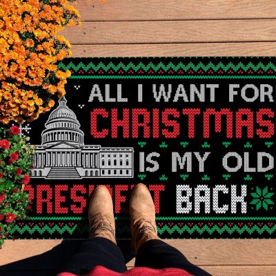 6vt. Old President All I Want Doormat Doormat Mockup 7