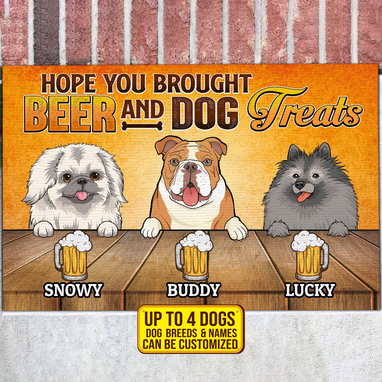 4vt. Hope You Brought Beer Doormat Mk2