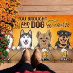 4vt. Hope You Brought Beer 4 ( Sample Design) Doormat Mockup 7