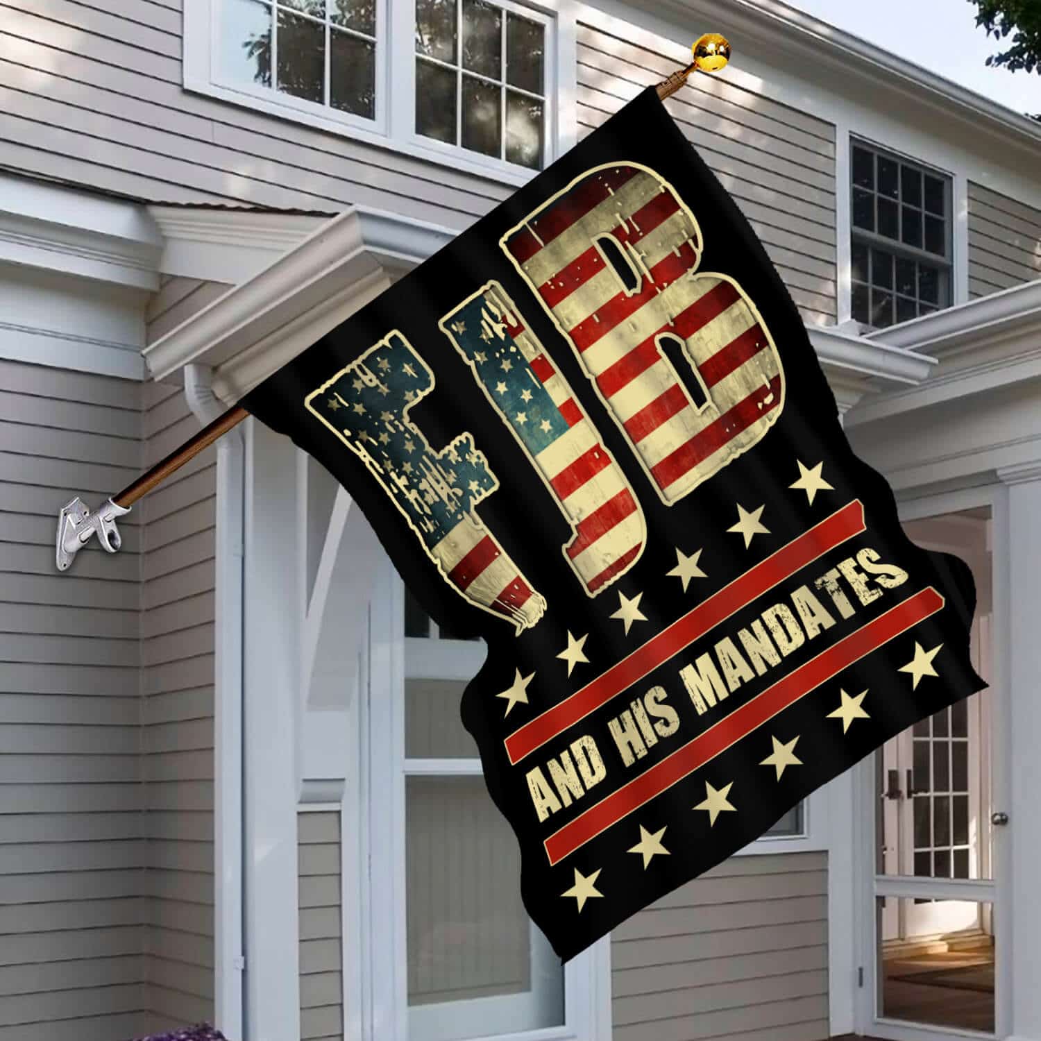 30x40 House Flag Mockup 6