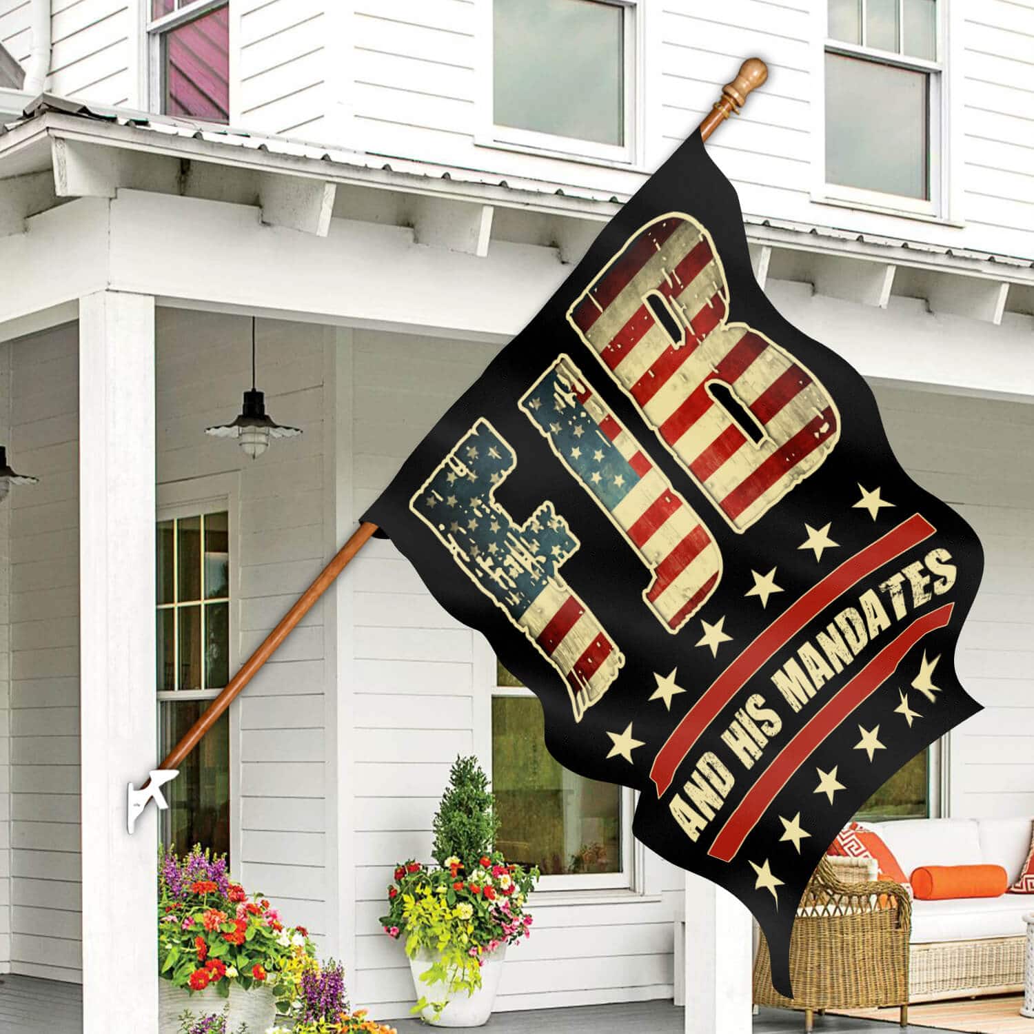 30x40 House Flag Mockup 7