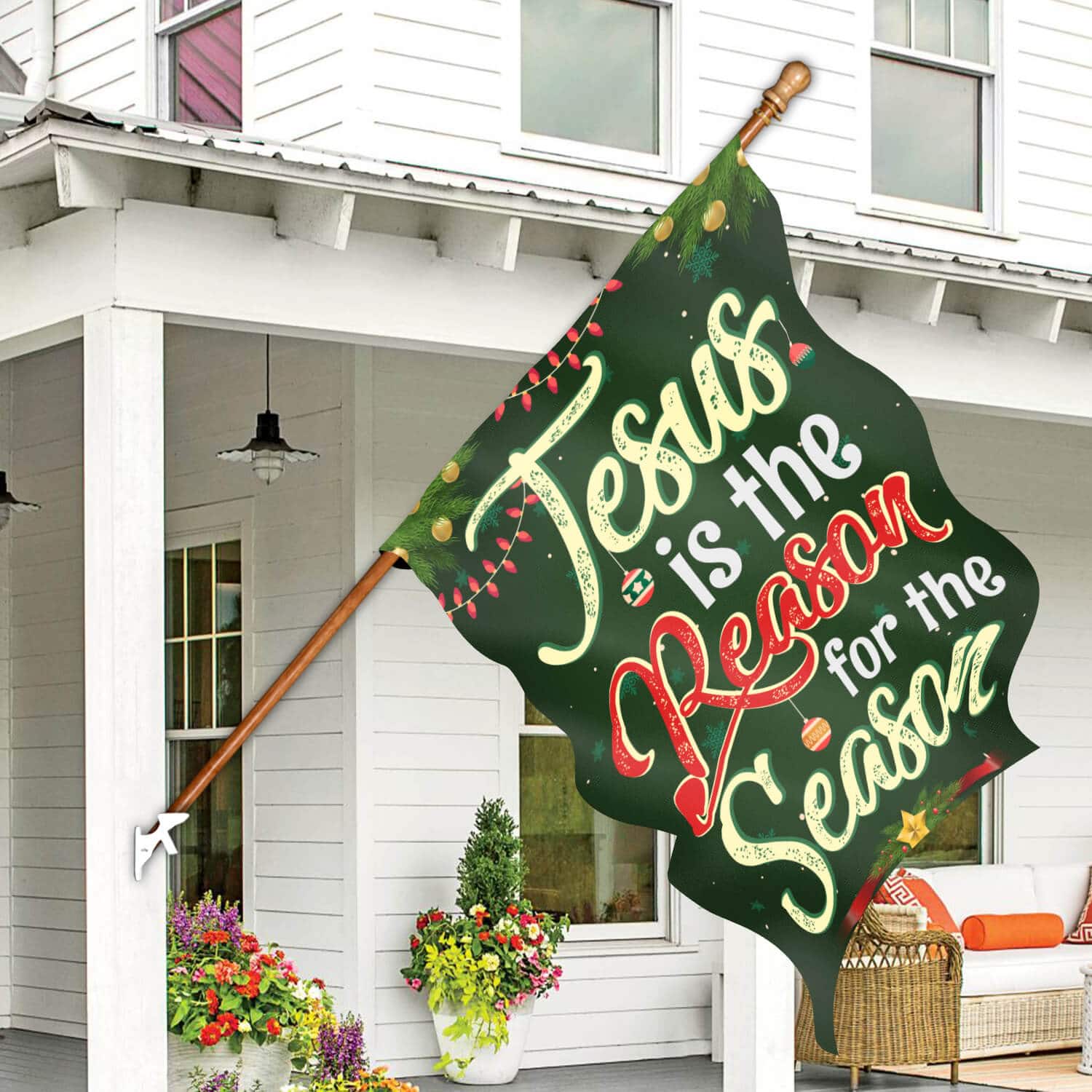 30x40 House Flag Mockup 7