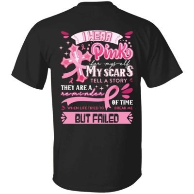 11 HG. I Wear Pink For Myself (tee), Black, Unisex T-Shirt