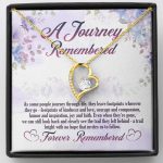 A Journey Remembered As Some People Journey Through Life Husband Memorial Forever Love Heart Pendant Necklace - Forever Love Necklace (18K Yellow Gold) A Journey Remembered As Some People Journey Through Life Husband Memorial Forever Love Heart Pendant Necklace - Forever Love Necklace (18K Yellow Gold)