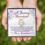 A Journey Remembered As Some People Journey Through Life Husband Memorial Forever Love Heart Pendant Necklace A Journey Remembered As Some People Journey Through Life Husband Memorial Forever Love Heart Pendant Necklace