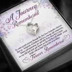 A Journey Remembered As Some People Journey Through Life Husband Memorial Forever Love Heart Pendant Necklace A Journey Remembered As Some People Journey Through Life Husband Memorial Forever Love Heart Pendant Necklace