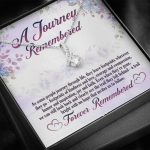 A Journey Remembered As Some People Journey Through Life Husband Memorial Alluring Beauty Necklace