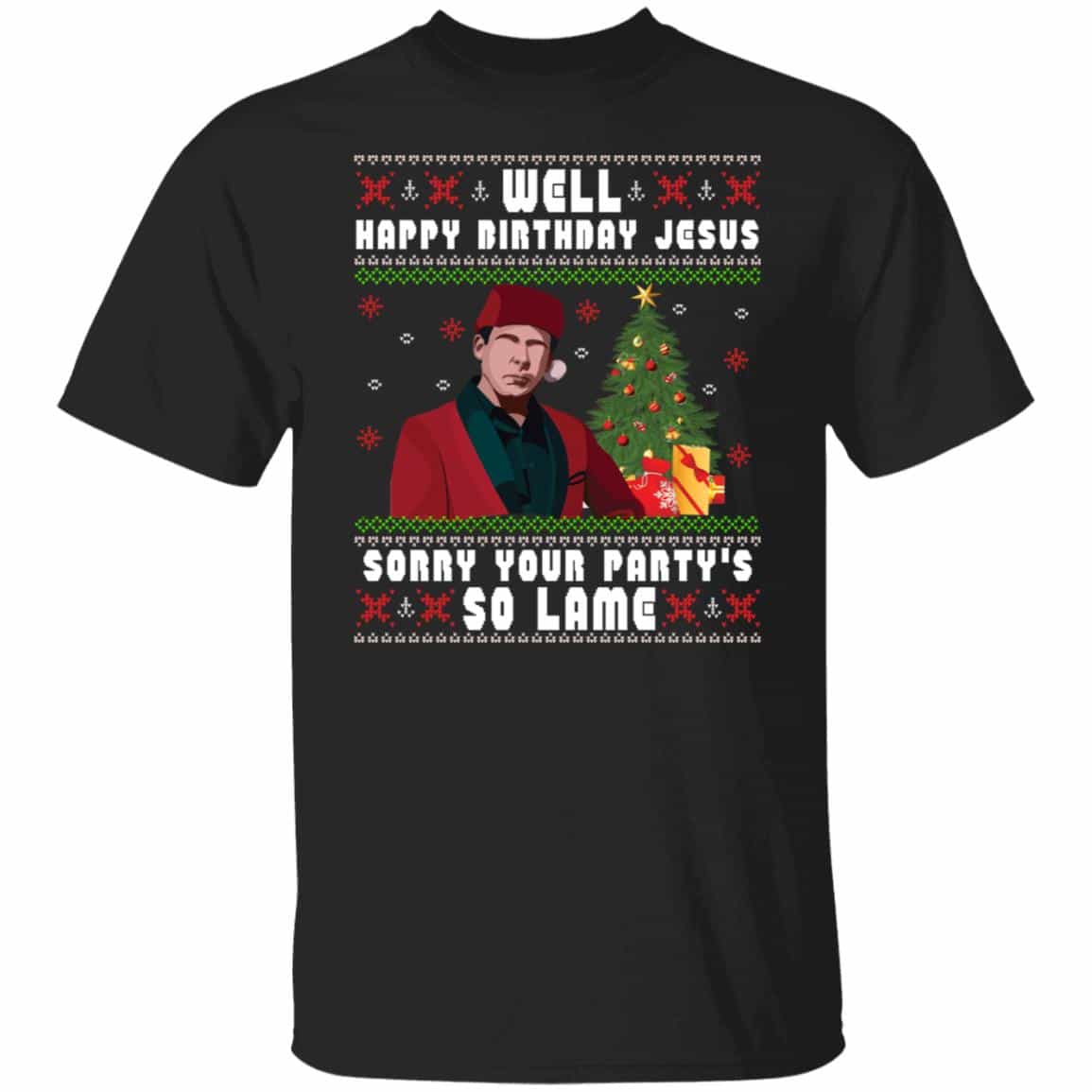 2Th. Happy Birthday Jesus(7), Black, Unisex T-Shirt 2Th. Happy Birthday Jesus(7), Black, Unisex T-Shirt