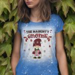 3Th. Naughty Gnome (bleached tee) Bleached Mockup 4