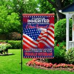 5VT. Female Veteran It Cannot Be Inherited Garden Flag Mockup 2