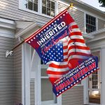 5VT. Female Veteran It Cannot Be Inherited House Flag Mockup 6