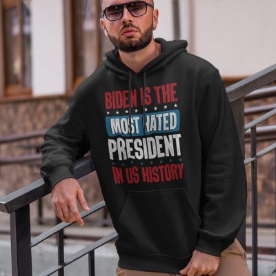 Alternative view of Biden Is the Most Hated President in US History Hoodie - Sweatshirt - Long Sleeve Shirt