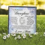 From Mom To My Beautiful Daughter Sometimes It's Hard To Find Words Forever Love Heart Pendant Necklace From Mom To My Beautiful Daughter Sometimes It's Hard To Find Words Forever Love Heart Pendant Necklace