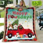 3VT. Happy Pawlidays blanket mk3