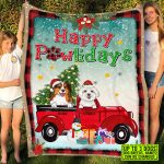3VT. Happy Pawlidays blanket mk2