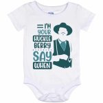 10. Say When (5), White, Baby Onesie - 12 Month 10. Say When (5), White, Baby Onesie - 12 Month