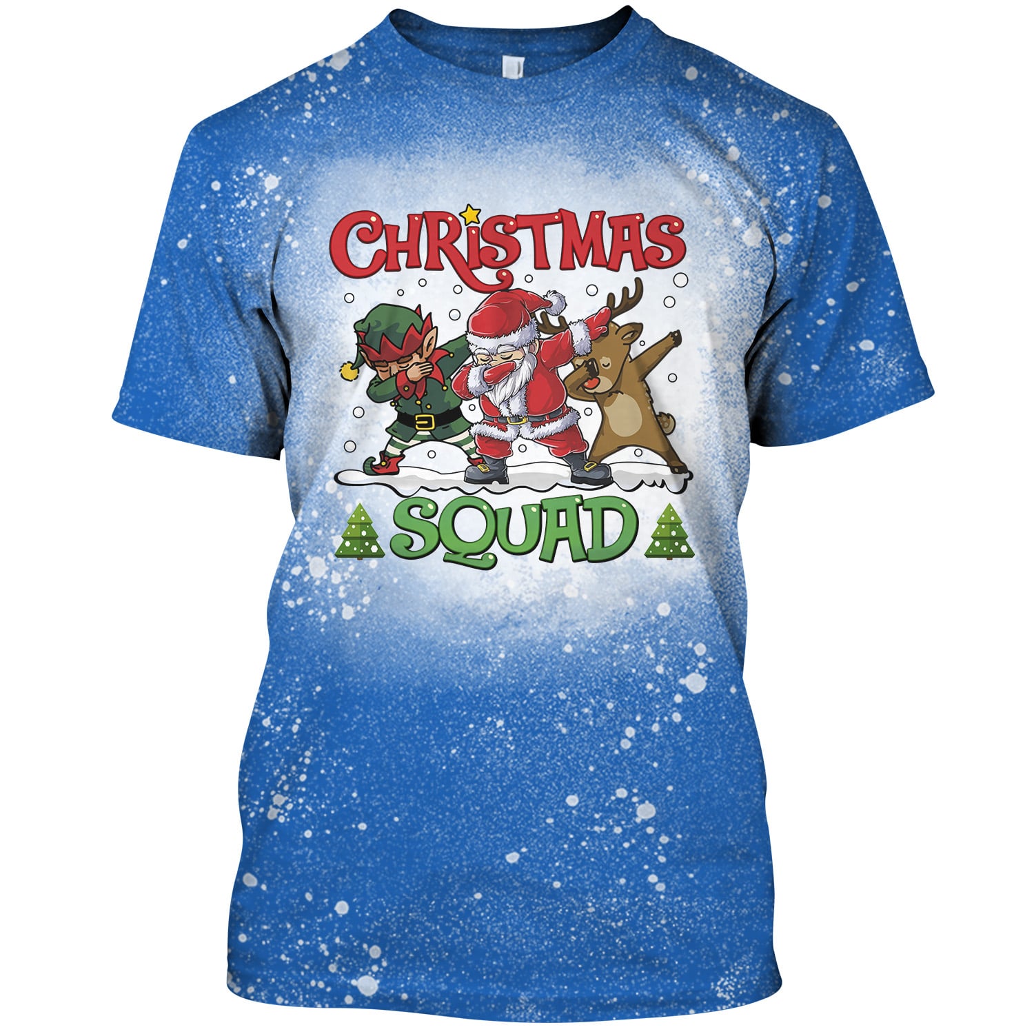 5Th. Christmas Squad - Bleached Tee (6) Rpyal Blue