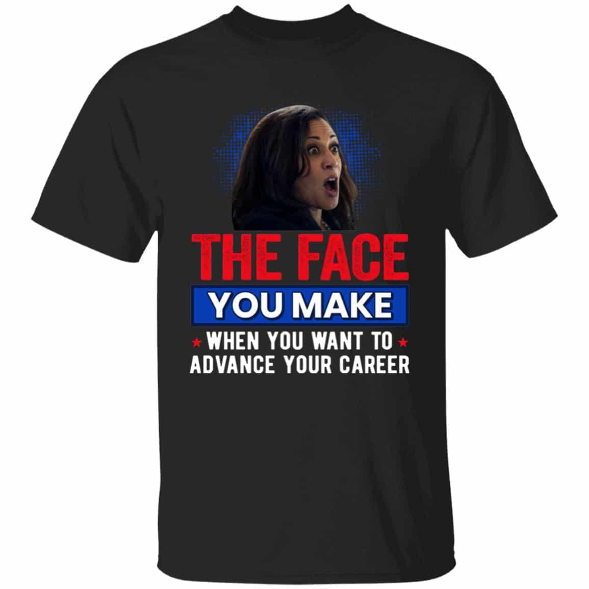21 HG UU TIEN. Kamala Advance Your Career, Black, Unisex T-Shirt
