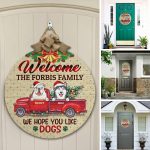 6Th. Hope You Like Dogs (Sample Design 2) Door Sign Mockup 12