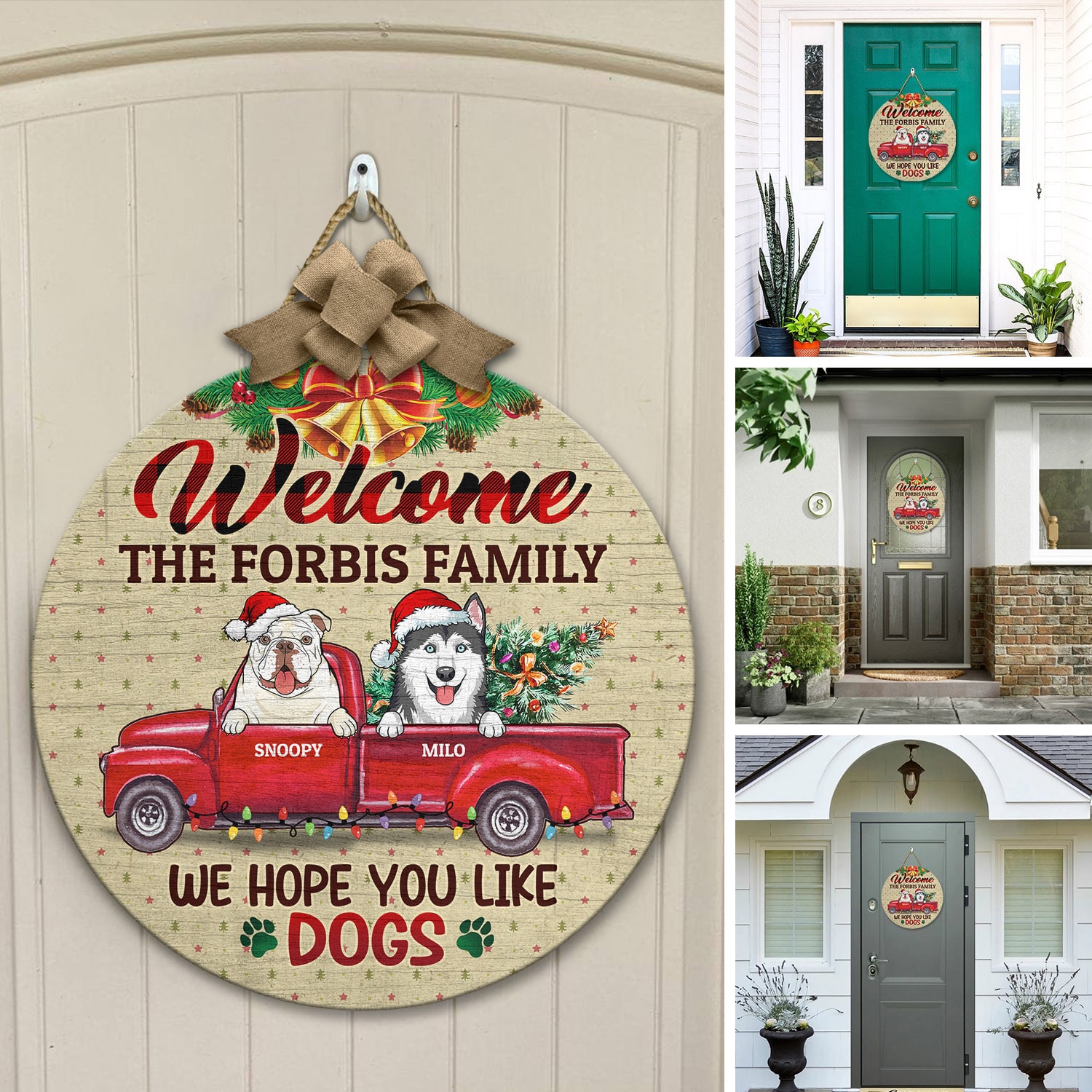 6Th. Hope You Like Dogs (Sample Design 2) Door Sign Mockup 12