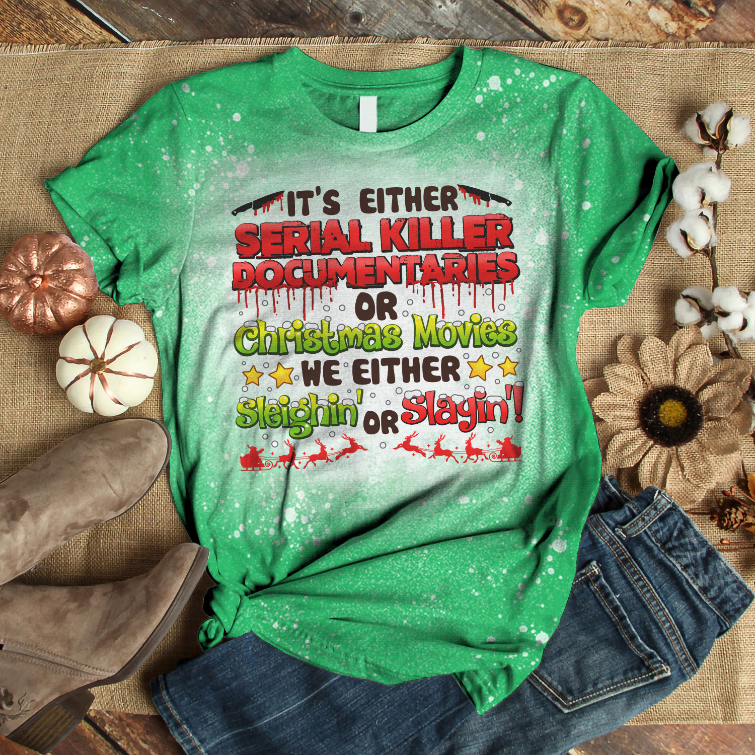 3VT. It's Either Serial Killer shirt mockup