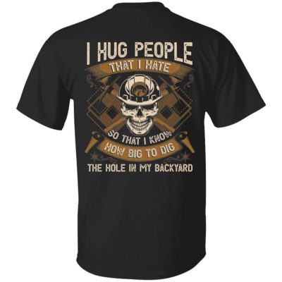 2O. Hug People (6), Black, Unisex T-Shirt