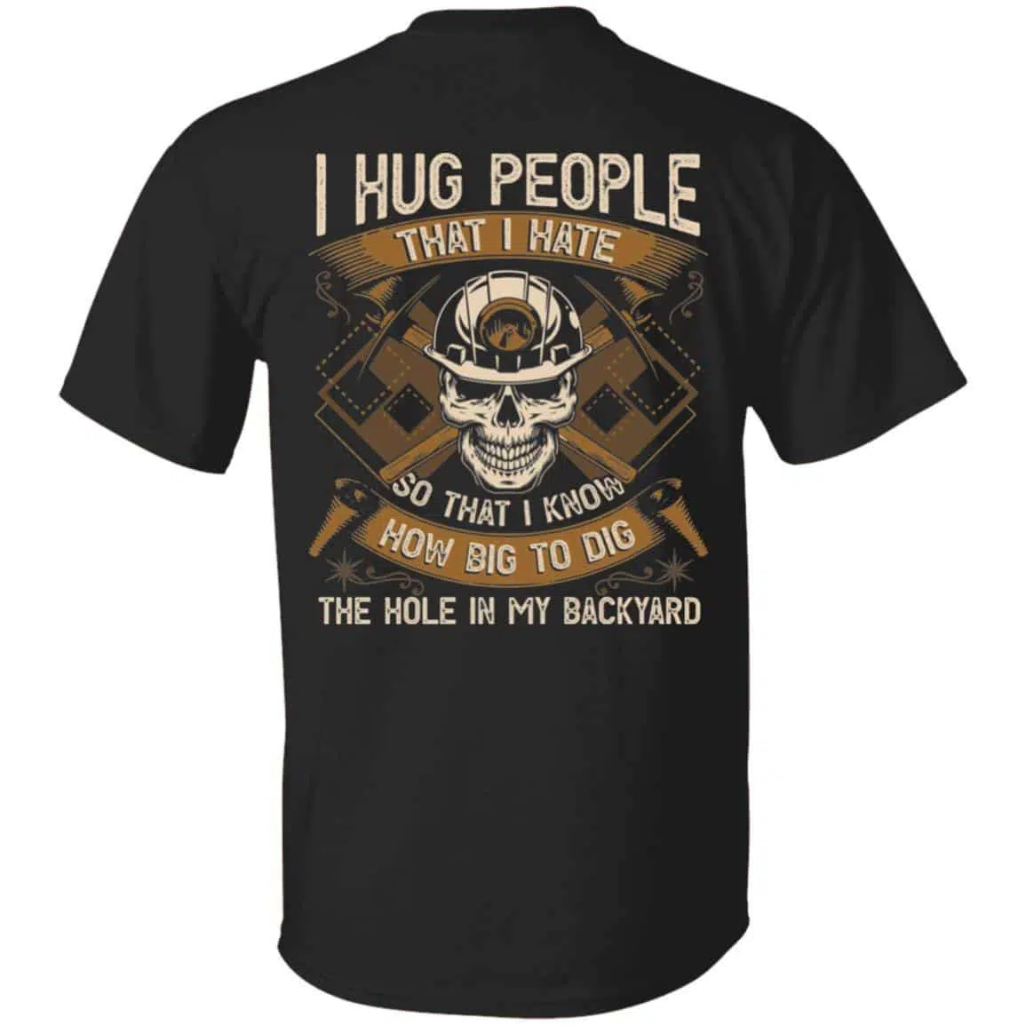 2O. Hug People (6), Black, Unisex T-Shirt
